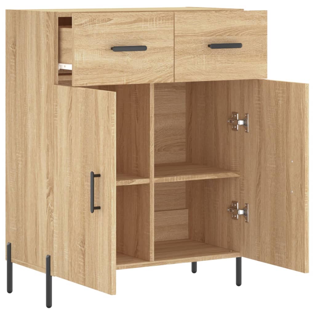 Sideboard Sonoma Oak 69,5x34x90 cm Engineered Wood