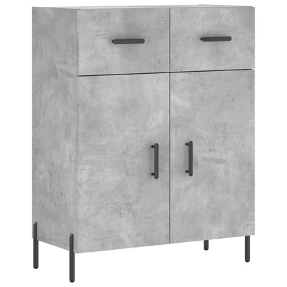 Sideboard Concrete Grey 69.5x34x90 cm Engineered Wood
