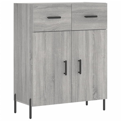 Sideboard Grey Sonoma 69.5x34x90 cm Engineered Wood