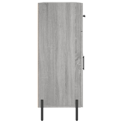 Sideboard Grey Sonoma 69.5x34x90 cm Engineered Wood