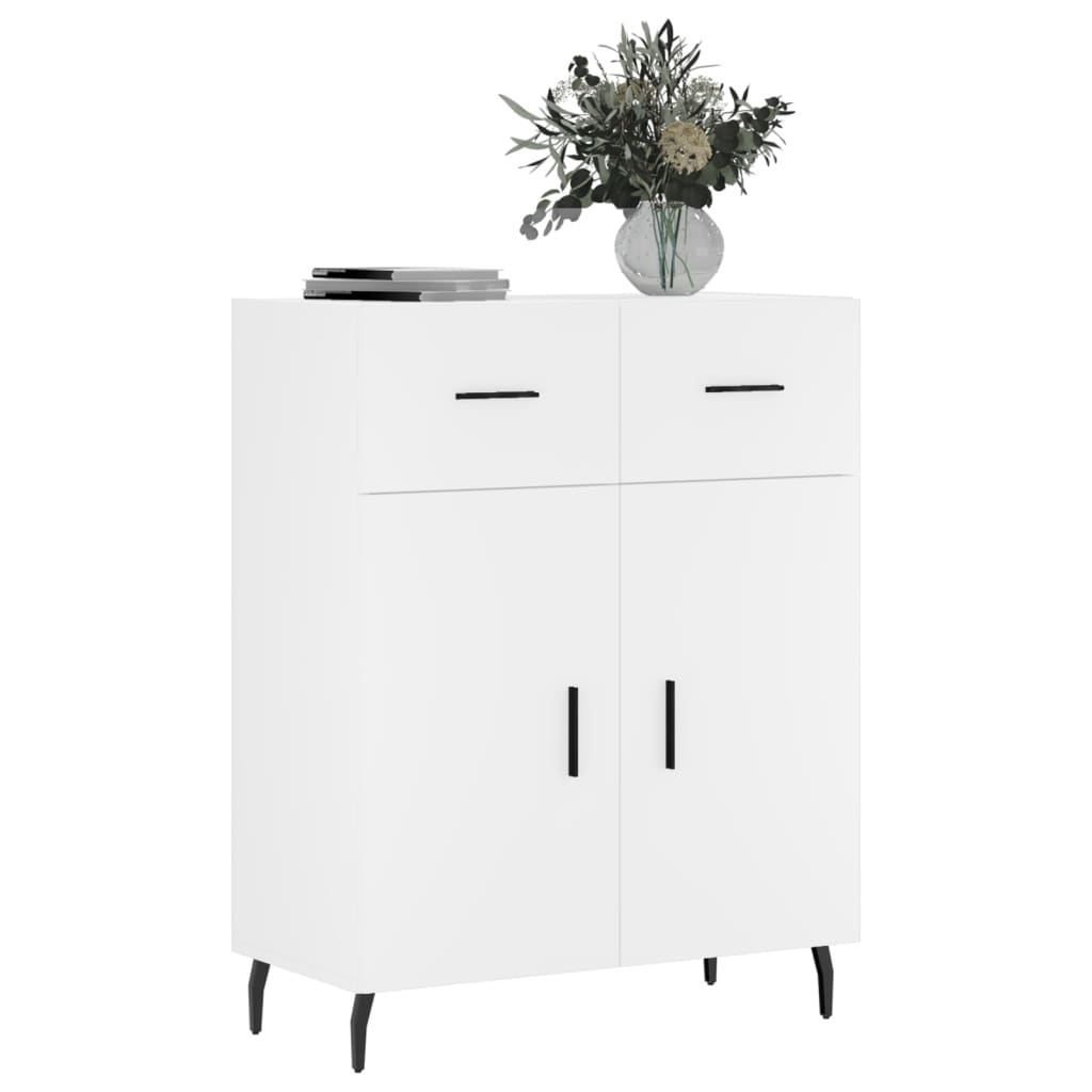 Sideboard White 69.5x34x90 cm Engineered Wood