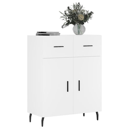Sideboard White 69.5x34x90 cm Engineered Wood