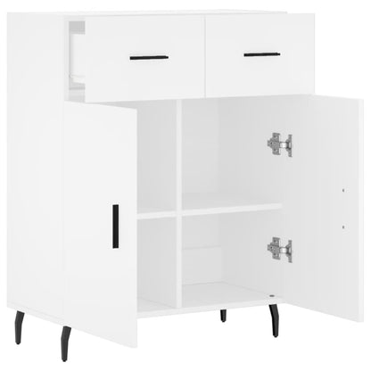 Sideboard White 69.5x34x90 cm Engineered Wood