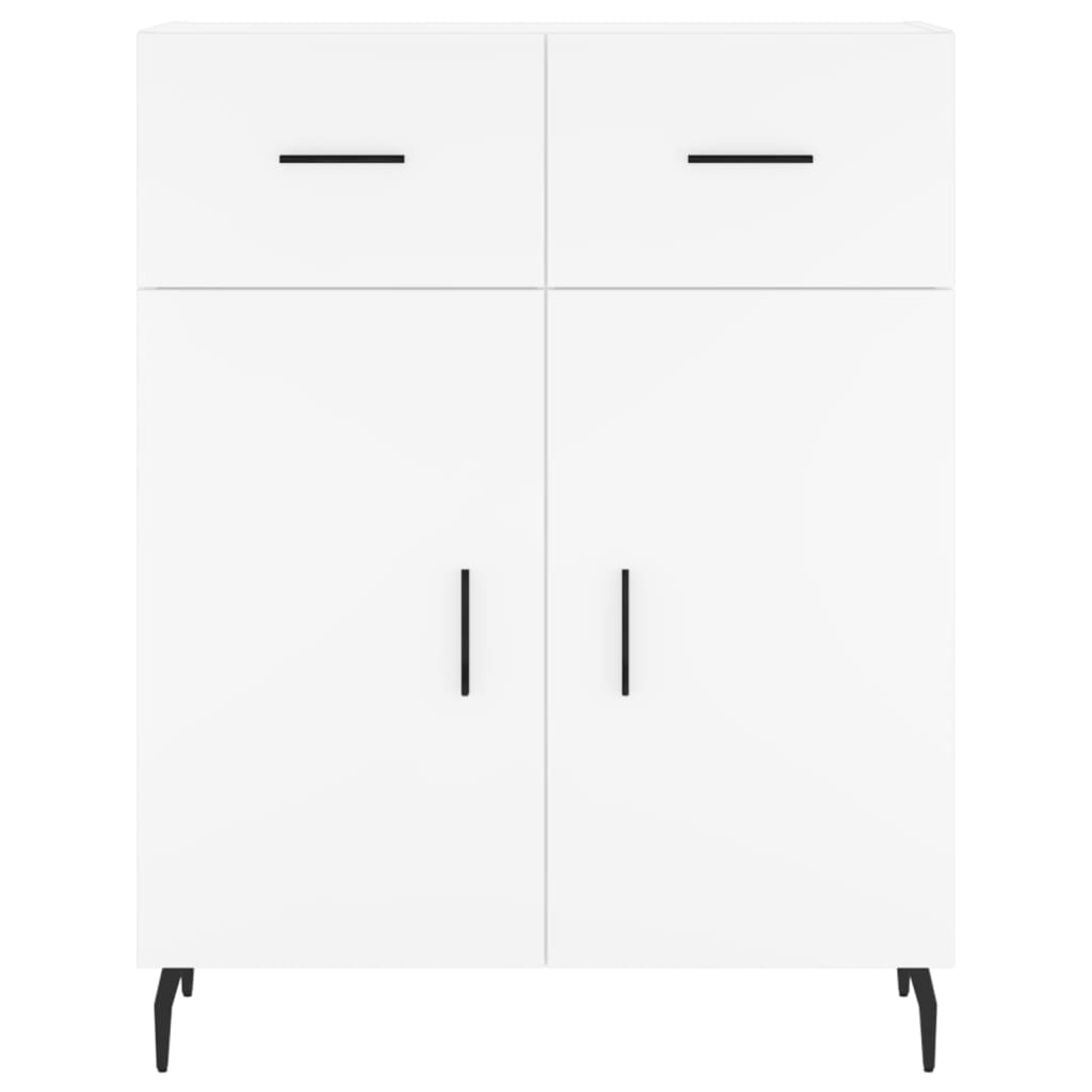 Sideboard White 69.5x34x90 cm Engineered Wood