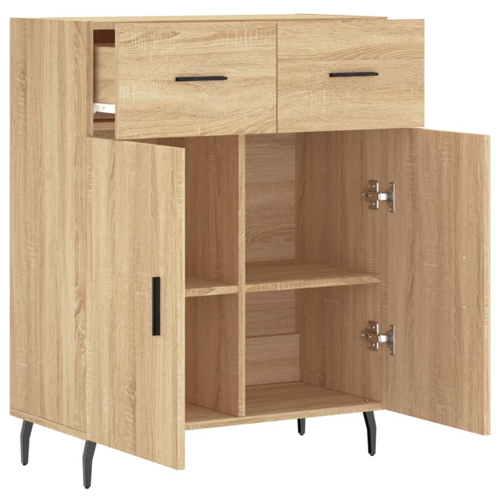 Sideboard Sonoma Oak 69,5x34x90 cm Engineered Wood