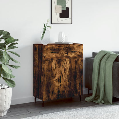 Sideboard Smoked Oak 69,5x34x90 cm Engineered Wood