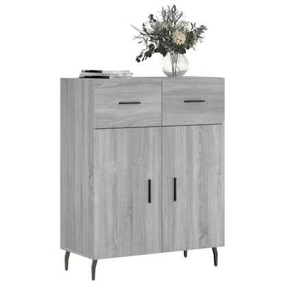 Sideboard Grey Sonoma 69,5x34x90 cm Engineered Wood