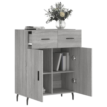 Sideboard Grey Sonoma 69,5x34x90 cm Engineered Wood
