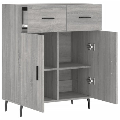 Sideboard Grey Sonoma 69,5x34x90 cm Engineered Wood