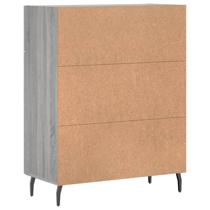 Sideboard Grey Sonoma 69,5x34x90 cm Engineered Wood