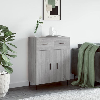 Sideboard Grey Sonoma 69,5x34x90 cm Engineered Wood