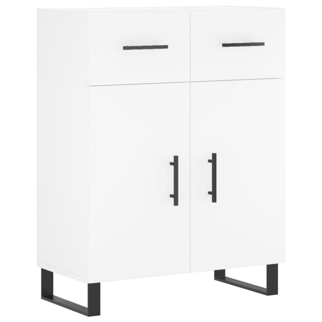 Sideboard White 69.5x34x90 cm Engineered Wood