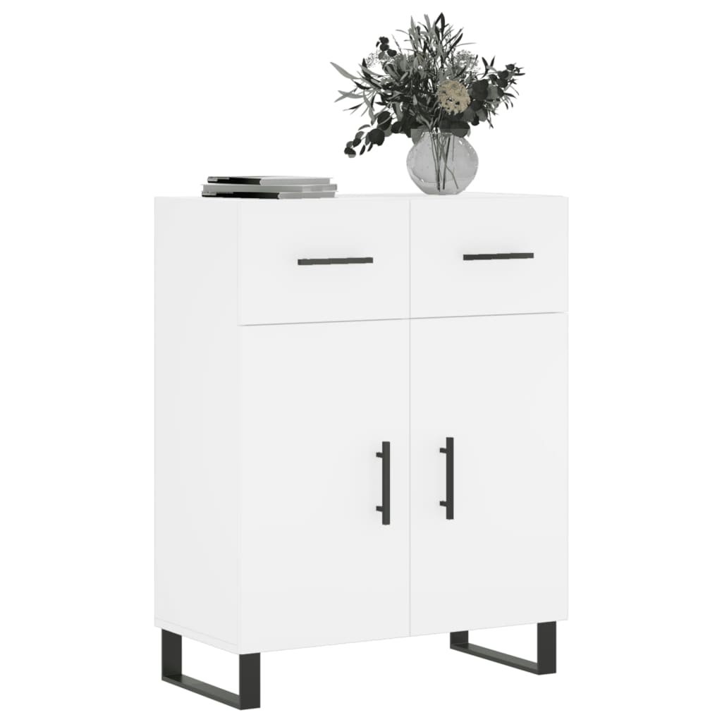 Sideboard White 69.5x34x90 cm Engineered Wood