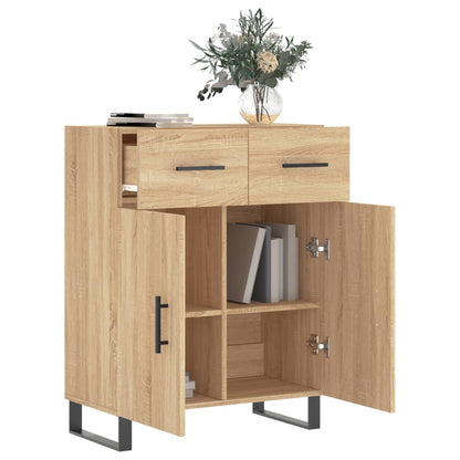 Sideboard Sonoma Oak 69,5x34x90 cm Engineered Wood