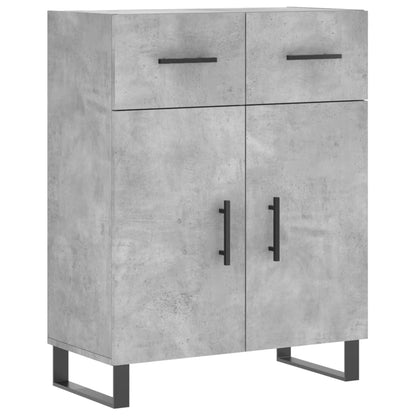 Sideboard Concrete Grey 69,5x34x90 cm Engineered Wood