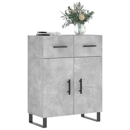 Sideboard Concrete Grey 69.5x34x90 cm Engineered Wood