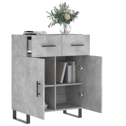 Sideboard Concrete Grey 69,5x34x90 cm Engineered Wood