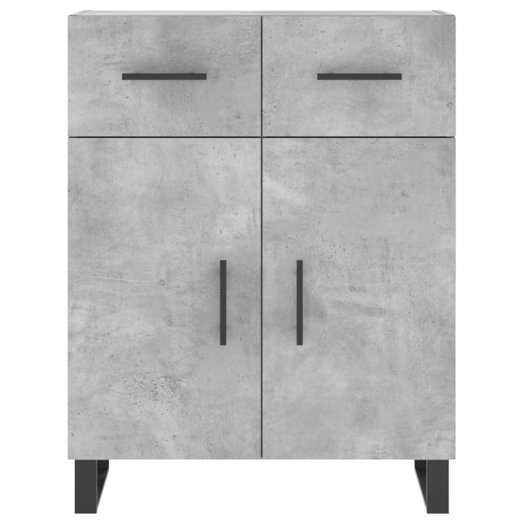 Sideboard Concrete Grey 69,5x34x90 cm Engineered Wood