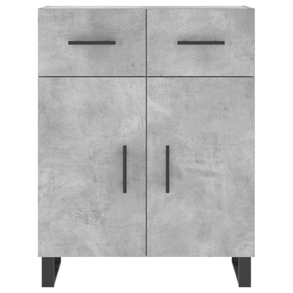 Sideboard Concrete Grey 69,5x34x90 cm Engineered Wood