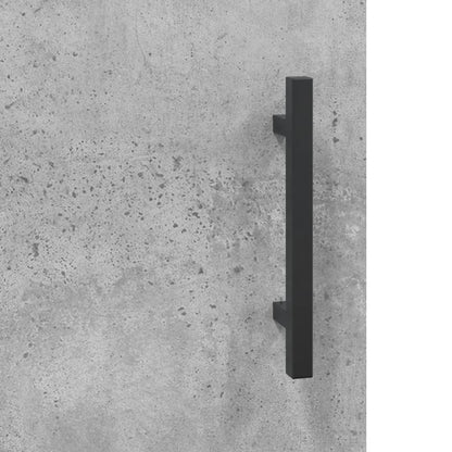 Sideboard Concrete Grey 69,5x34x90 cm Engineered Wood