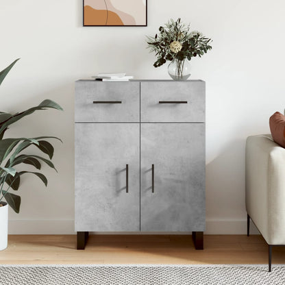 Sideboard Concrete Grey 69,5x34x90 cm Engineered Wood