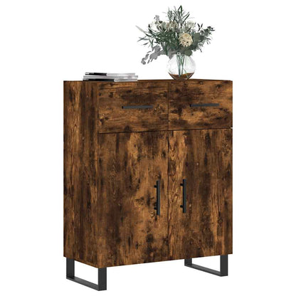 Sideboard Smoked Oak 69,5x34x90 cm Engineered Wood