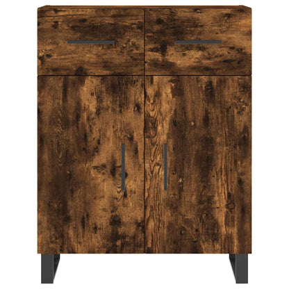 Sideboard Smoked Oak 69,5x34x90 cm Engineered Wood