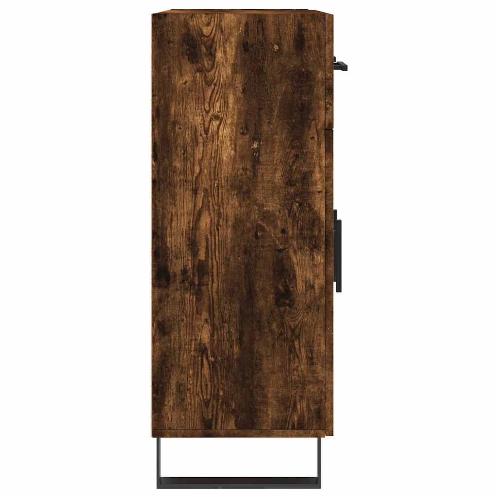 Sideboard Smoked Oak 69,5x34x90 cm Engineered Wood