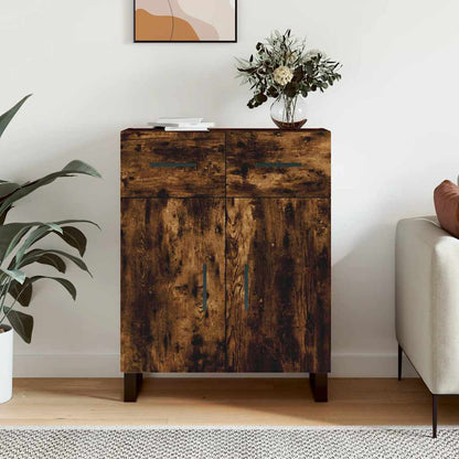 Sideboard Smoked Oak 69,5x34x90 cm Engineered Wood