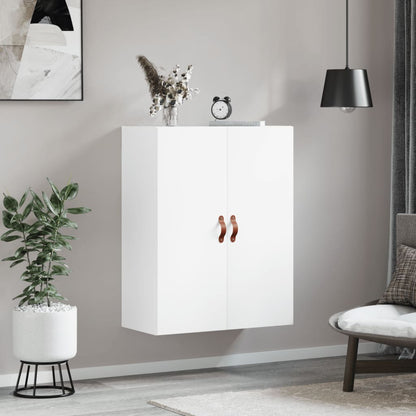 Wall Mounted Cabinet White 69,5x34x90 cm