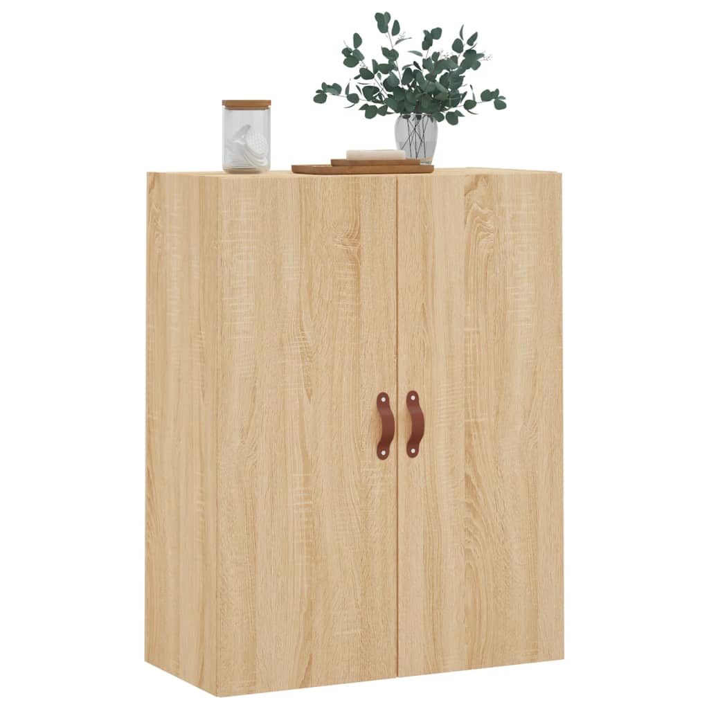 Wall Mounted Cabinet Sonoma Oak 69,5x34x90 cm