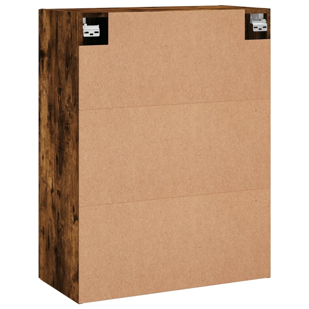 Wall Mounted Cabinet Smoked Oak 69,5x34x90 cm