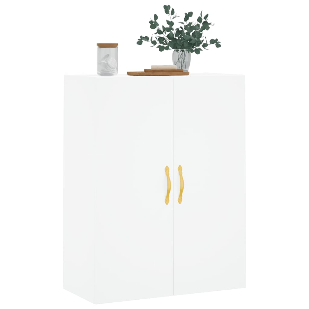 Wall Mounted Cabinet White 69,5x34x90 cm
