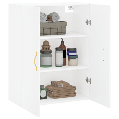 Wall Mounted Cabinet White 69,5x34x90 cm