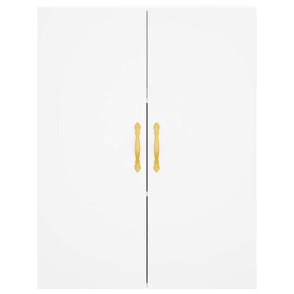 Wall Mounted Cabinet White 69,5x34x90 cm