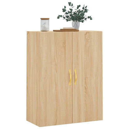 Wall Mounted Cabinet Sonoma Oak 69,5x34x90 cm