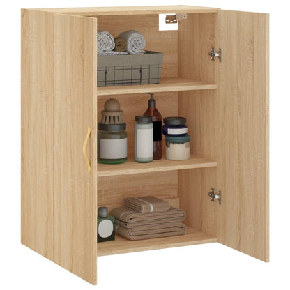 Wall Mounted Cabinet Sonoma Oak 69,5x34x90 cm