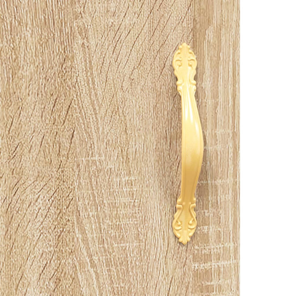 Wall Mounted Cabinet Sonoma Oak 69,5x34x90 cm