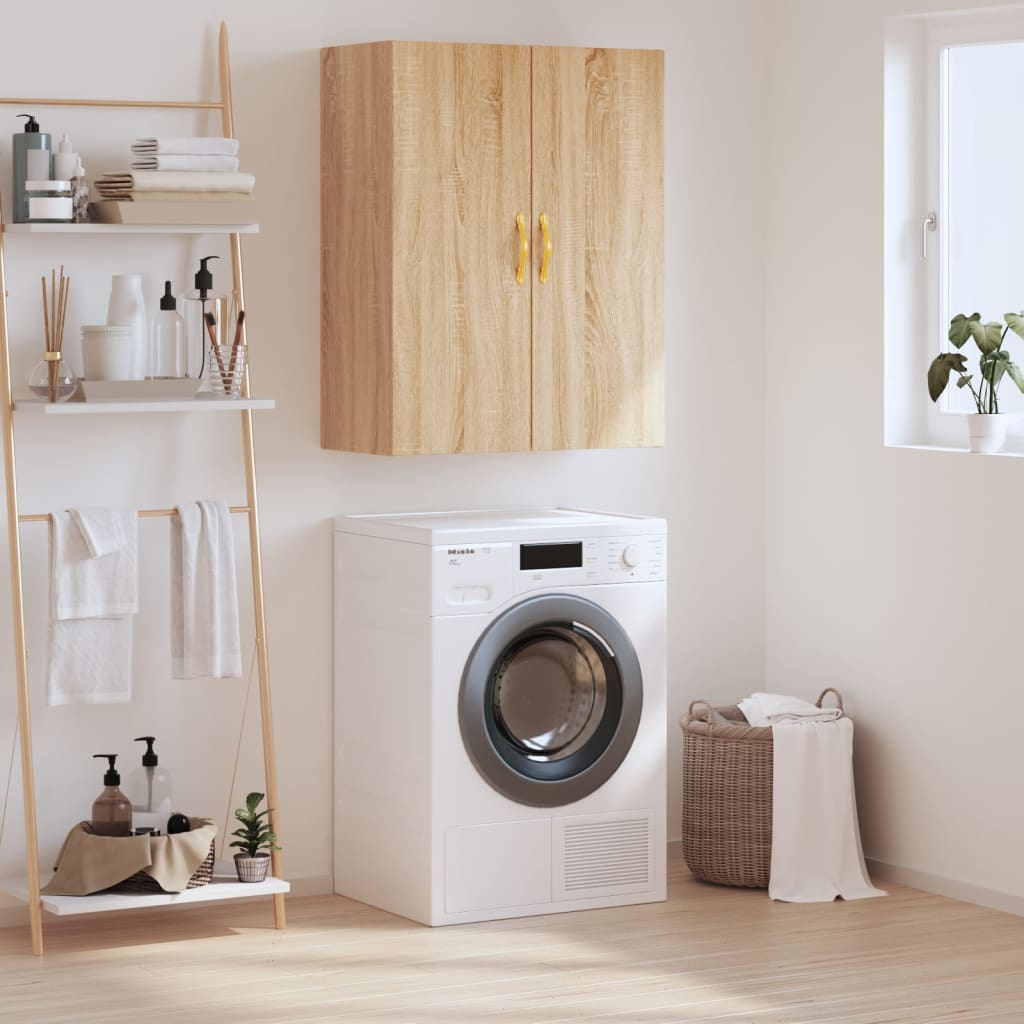 Wall Mounted Cabinet Sonoma Oak 69,5x34x90 cm