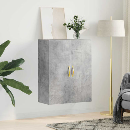 Wall Mounted Cabinet Concrete Grey 69,5x34x90 cm