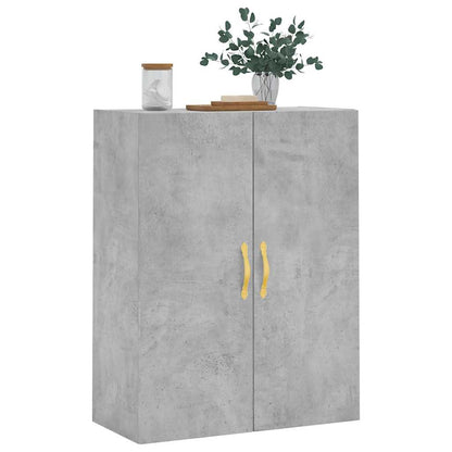 Wall Mounted Cabinet Concrete Grey 69,5x34x90 cm