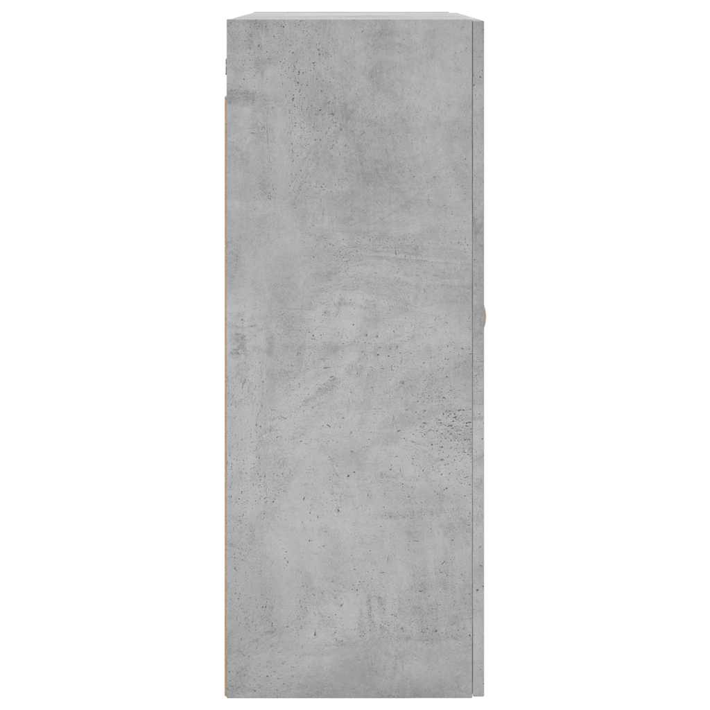 Wall Mounted Cabinet Concrete Grey 69,5x34x90 cm