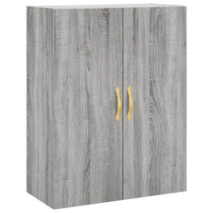 Wall Mounted Cabinet Grey Sonoma 69,5x34x90 cm