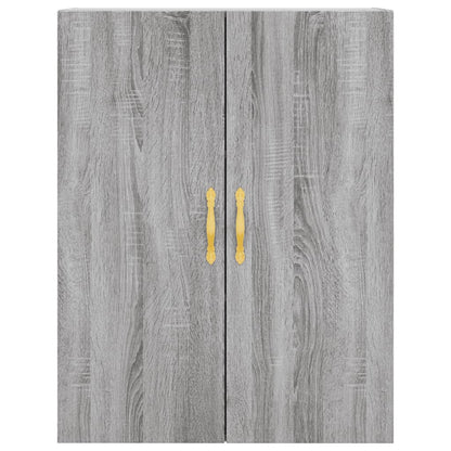 Wall Mounted Cabinet Grey Sonoma 69,5x34x90 cm