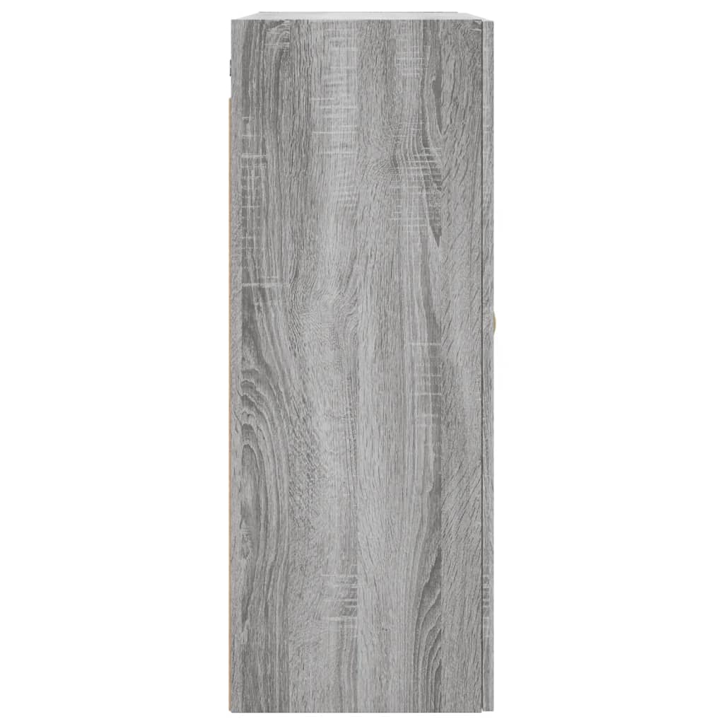 Wall Mounted Cabinet Grey Sonoma 69,5x34x90 cm