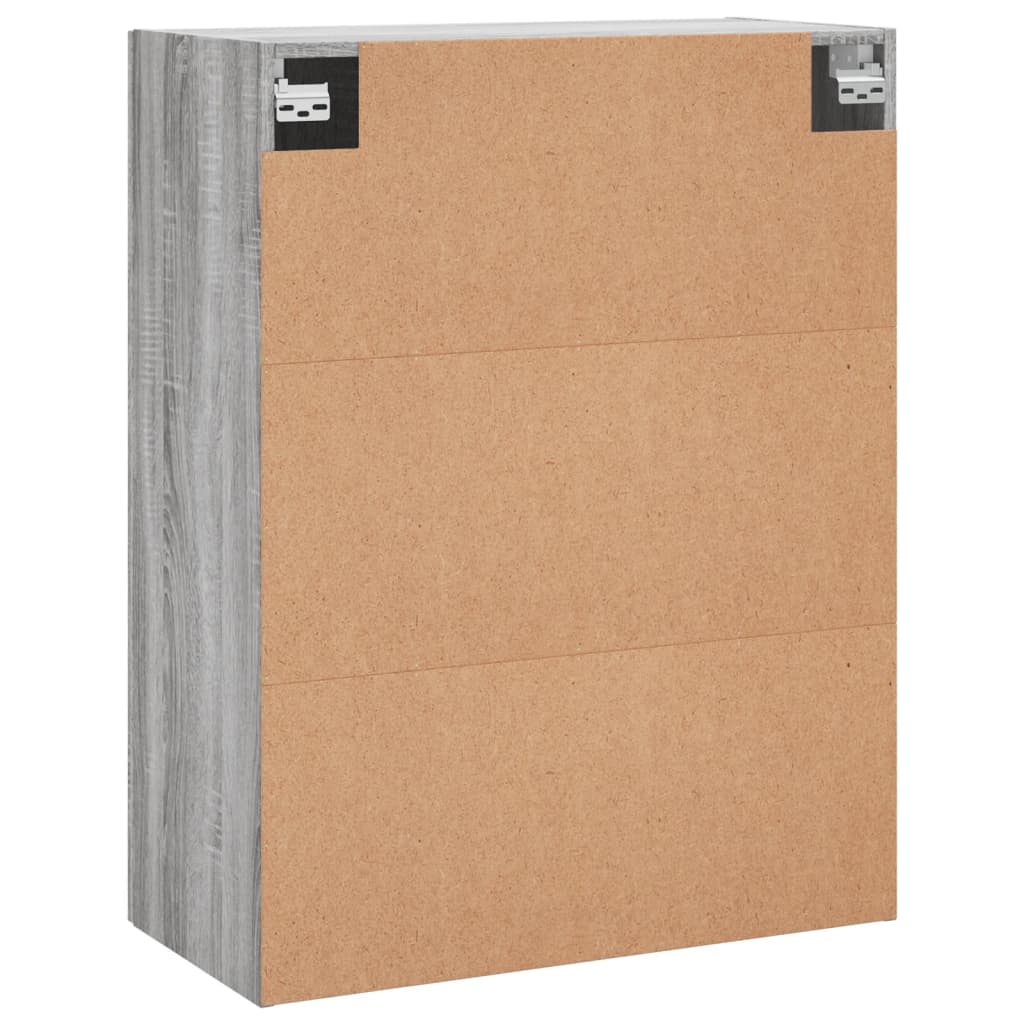 Wall Mounted Cabinet Grey Sonoma 69,5x34x90 cm
