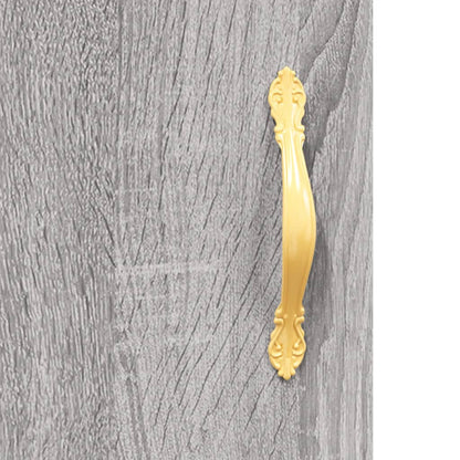 Wall Mounted Cabinet Grey Sonoma 69,5x34x90 cm