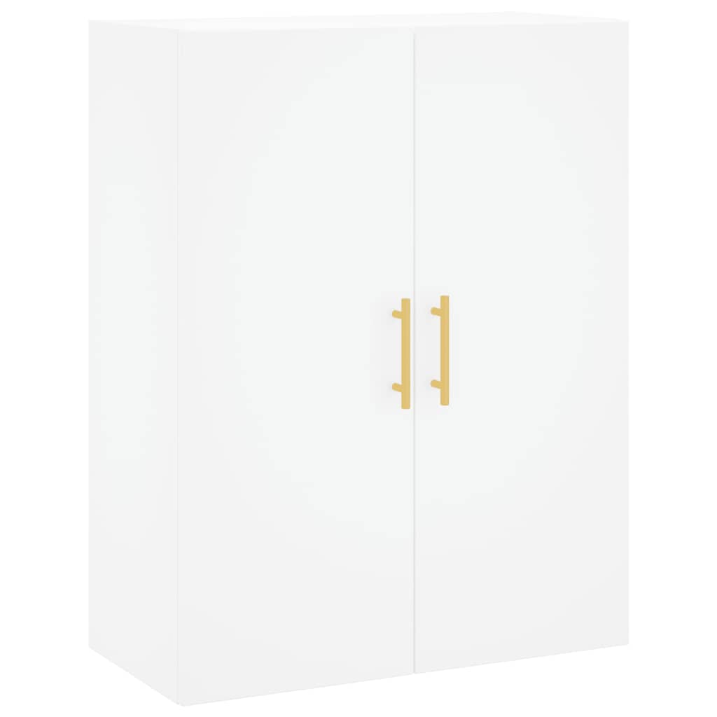 Wall Mounted Cabinet White 69.5x34x90 cm
