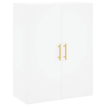 Wall Mounted Cabinet White 69.5x34x90 cm
