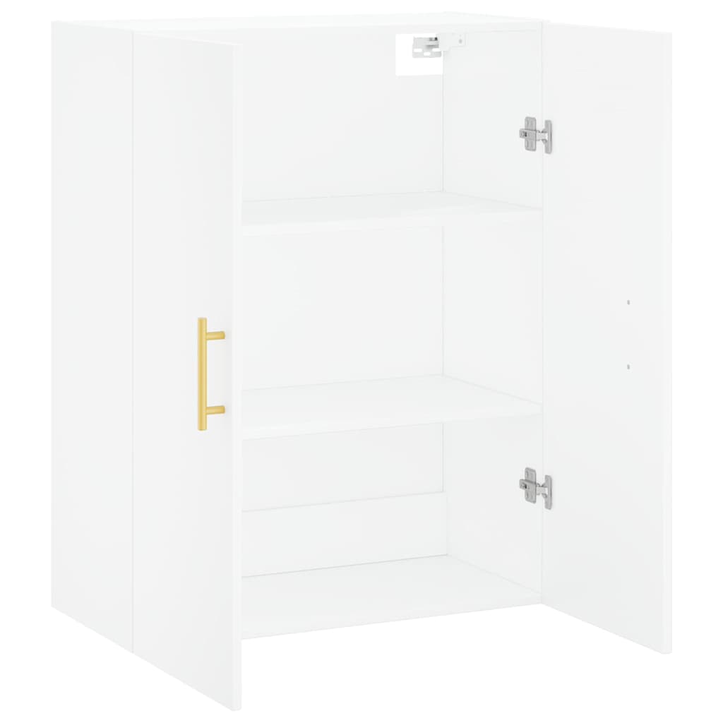Wall Mounted Cabinet White 69.5x34x90 cm
